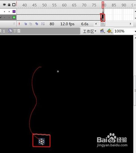 Flash怎樣制作下雪的效果