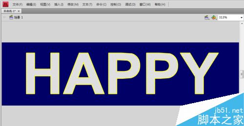 怎么用flash cs4制作具有霓虹燈效果的文字？