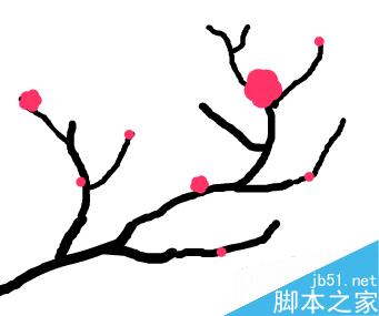 Flash CS6制作水墨梅花生長動畫