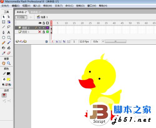 如何利用flash繪制出圖片中的圖畫