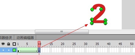 Flash cs6動畫制作掃盲教程：[6]補間形狀提示