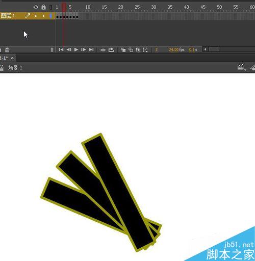 flash小動(dòng)畫之制作扇子張開收合的扇子