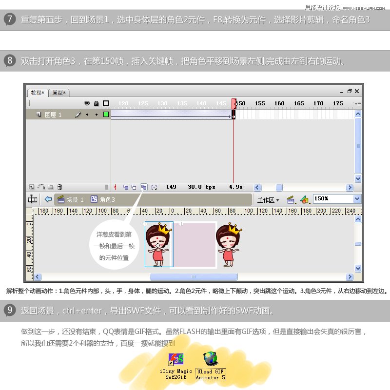 Flash實例教程：制作GIF完整分享,PS教程,思緣教程網
