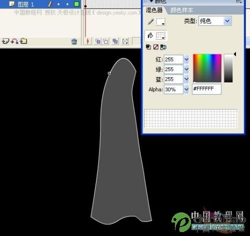 Flash打造窗紗飄動的音樂動畫_中國設(shè)計秀整理