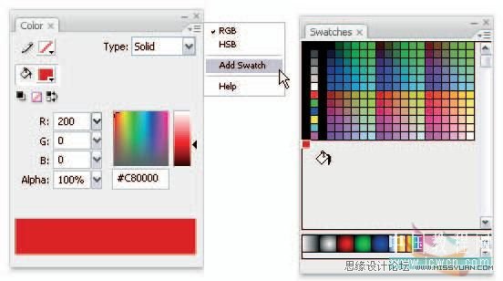 Flash cs3仿真藝術設計：顏色的安全使用,PS教程,思緣教程網(wǎng)