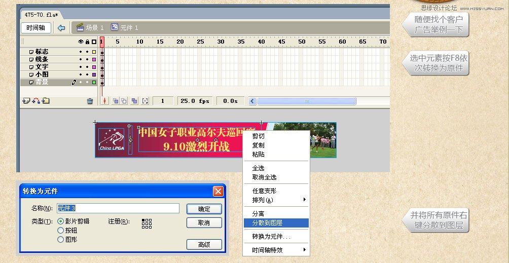 FLASH基礎教程：簡單快速的創作FLASH動畫,PS教程,思緣教程網