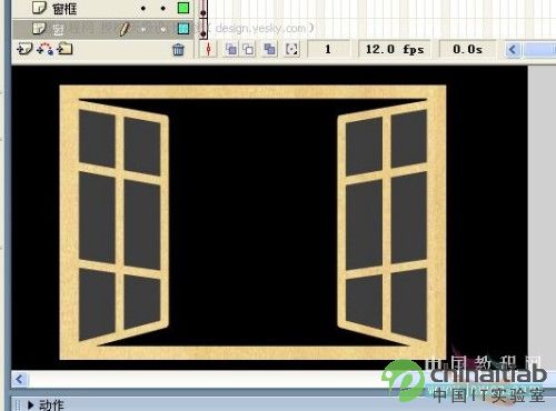 Flash打造窗紗飄動的音樂動畫_中國設(shè)計秀整理