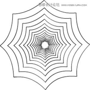 Flash基礎教程：繪制逼真的蜘蛛網效果圖,PS教程,思緣教程網