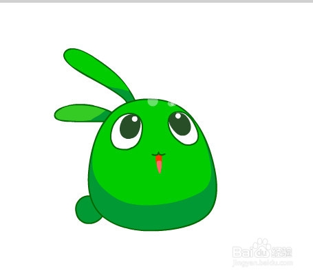 怎么用FLASH畫天天連萌中的小兔
