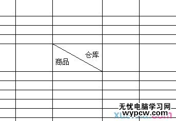 excel2010加斜線的教程