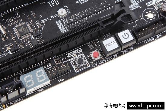 華碩Z170-DELUXE主板自帶診斷卡