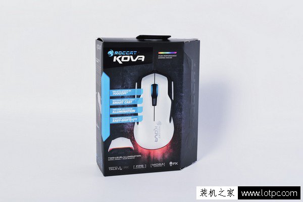 ROCCAT KOVA電競(jìng)鼠標(biāo)外包裝盒的設(shè)計(jì)處理