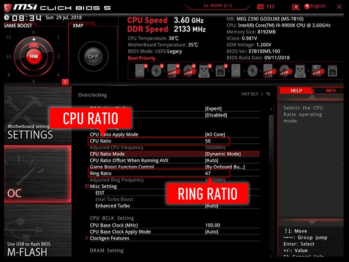 微星Z390主板：intel九代i5-9600K、i7-9700K、i9-9900K超頻教程
