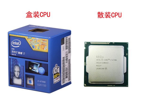 盒裝CPU和散裝CPU區別是什么