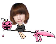 網絡美女YUMMY教你做萬圣節QQ表情