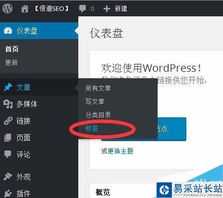 wordpress標簽如何使用