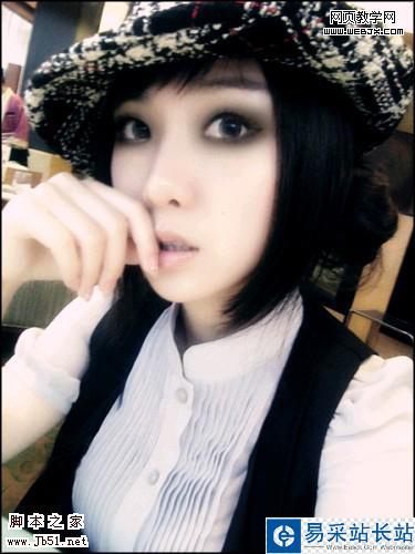 美圖秀秀打造彩色眼影時尚彩妝美女-錯新站長站