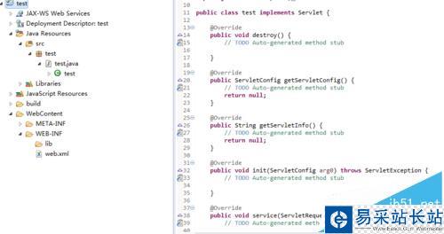 eclipse怎么創建servlet中class并配置servlet