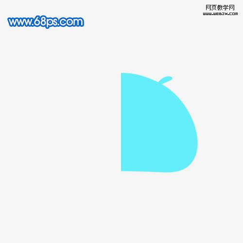 photoshop繪畫一個可愛的饅頭qq表情