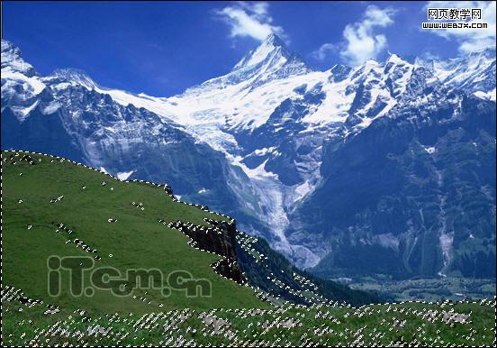 photoshop照片合成教程:夢(mèng)幻雪山-網(wǎng)頁(yè)設(shè)計(jì)