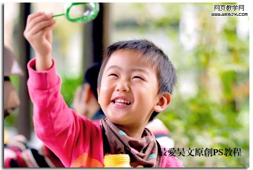photoshop實例:對寶寶照片整體調整-網頁設計