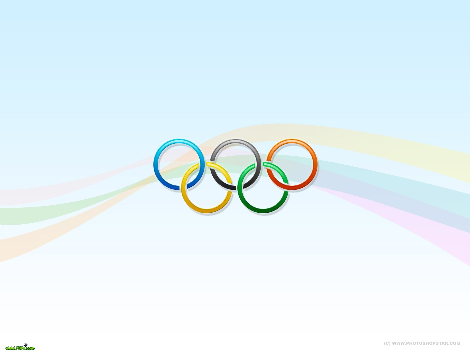 photoshop入門:繪制立體效果奧運五環效果圖_webjx