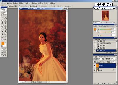 ps數(shù)碼照片后期處理:獨(dú)特意境畫意效果_webjx.com