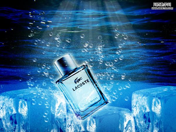 %photoshop design a quick perfume ad in photoshop