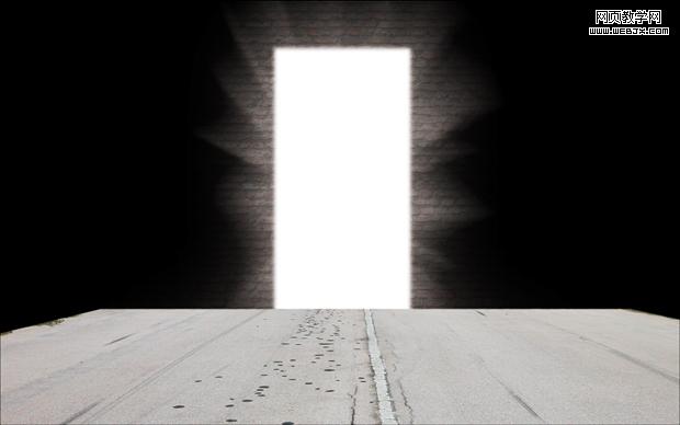 ps合成教程:走進(jìn)神秘發(fā)光之門的男孩-webjx.com