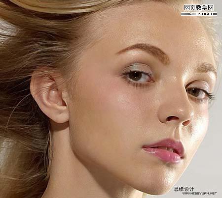 photoshop打造模特完美的質感健康膚色