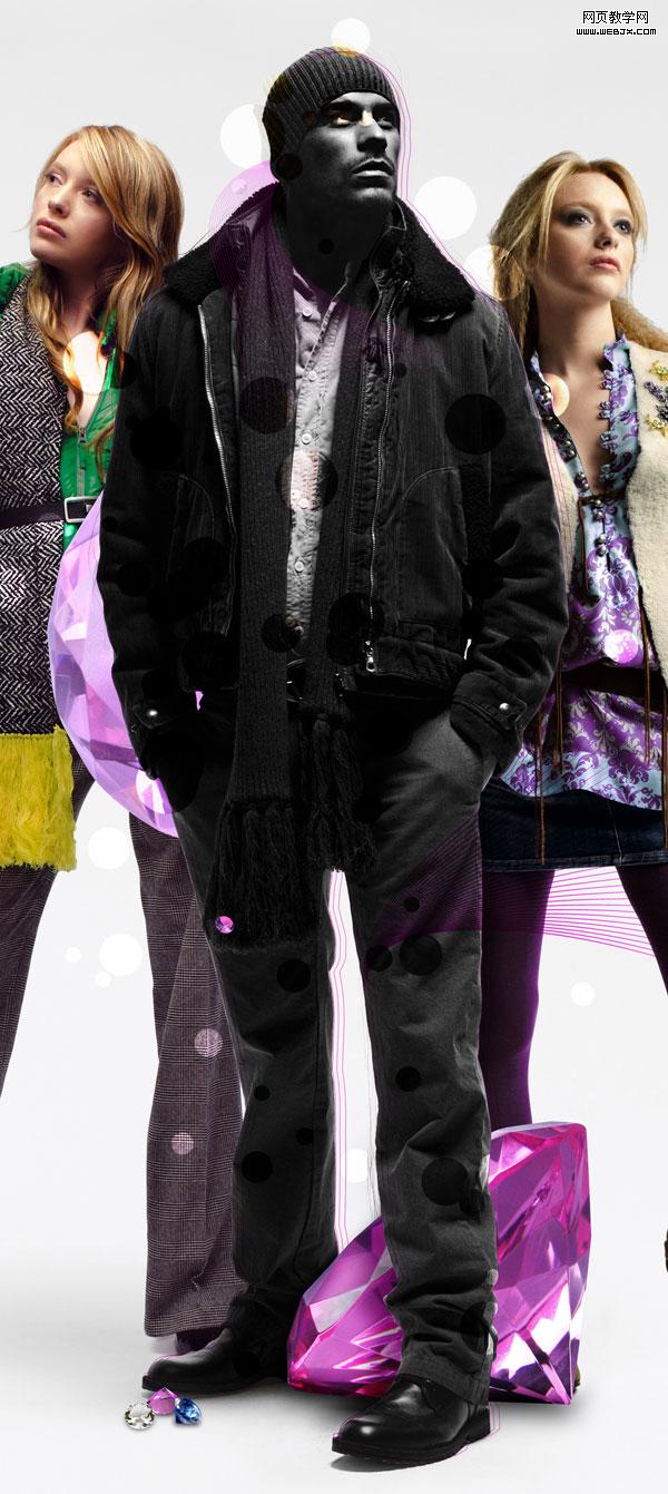 photoshop合成創意驚人的鉆石廣告設計-網頁設計
