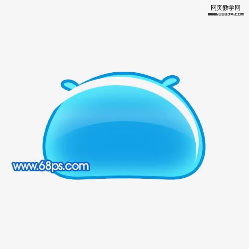 photoshop繪畫一個可愛的饅頭qq表情