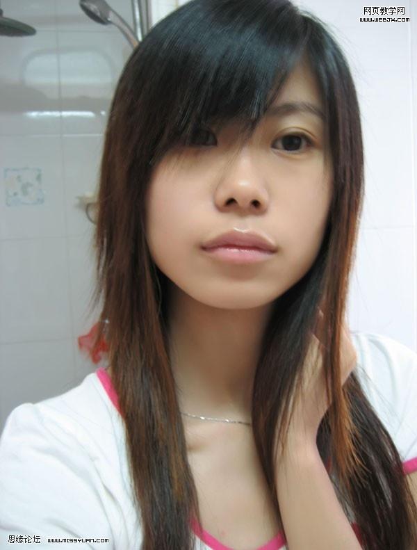 photoshop教程：給美女磨皮潤色教程-webjx.com