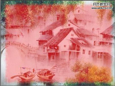 ps照片處理教程:頹廢邊緣水彩畫特效