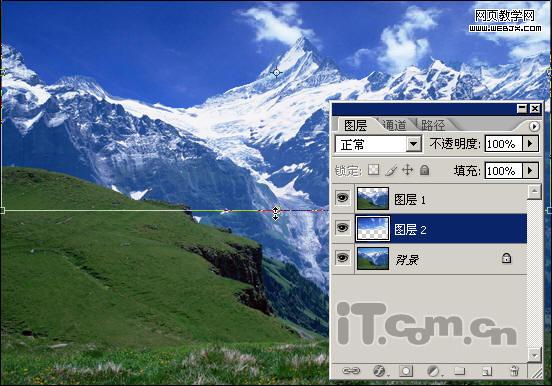 photoshop照片合成教程:夢(mèng)幻雪山-網(wǎng)頁(yè)設(shè)計(jì)