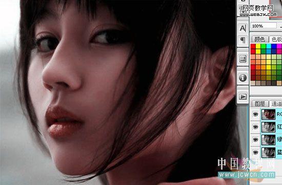 photoshop后期處理:偏色照片修飾美化_網頁設計