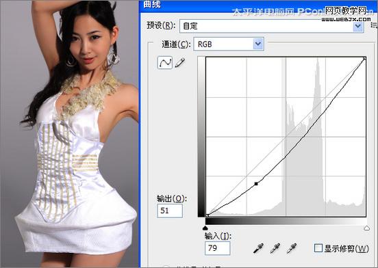 photoshop把普通照片變時尚雜志模特-www.webjx.com