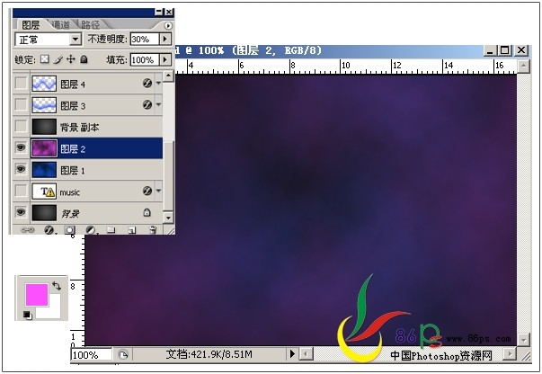 ps教程:繪制吉他音樂海報_webjx.com