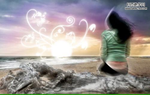 photoshop教程:夢幻炫麗光線特效