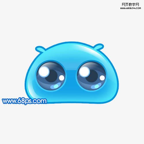 photoshop繪畫一個可愛的饅頭qq表情