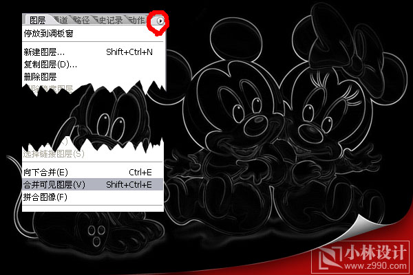 photoshop入門:制作照片輪廓線描特效_網頁設計