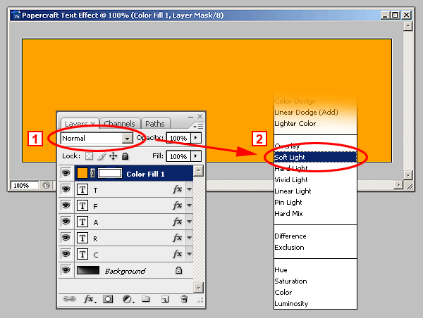 photoshop快速制作漂亮的剪紙字_webjx.com