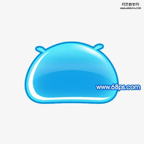 photoshop繪畫一個可愛的饅頭qq表情