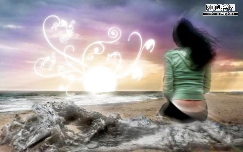 photoshop教程:夢幻炫麗光線特效
