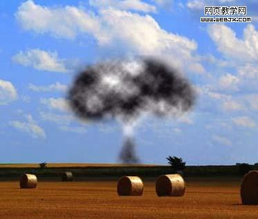 photoshop濾鏡制作核彈爆發