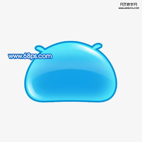 photoshop繪畫一個可愛的饅頭qq表情