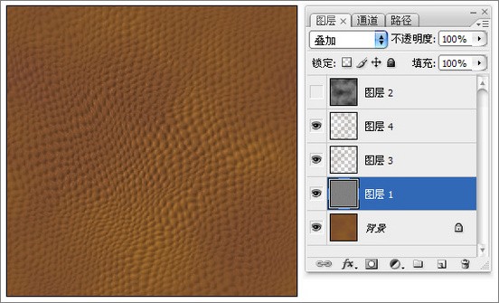 ps入門實例教程：簡單制作皮革質感圖片-webjx.com