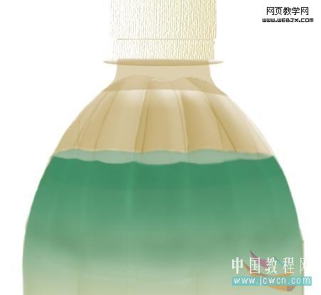 photoshop鼠繪教程：繪制康師傅茉莉清茶圖解_中國教程網(wǎng)