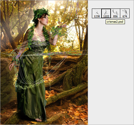 photoshop照片合成:制作奇幻森林場景_網(wǎng)頁設(shè)計(jì)
