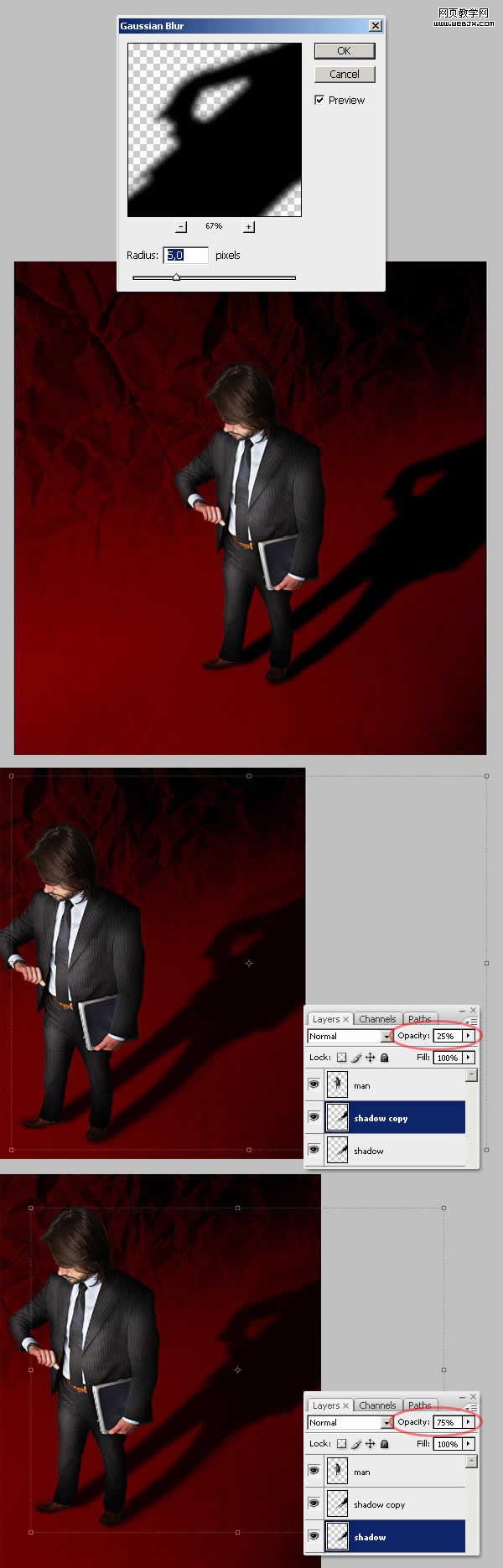 photoshop合成教程：建構主義職場海報_webjx.com